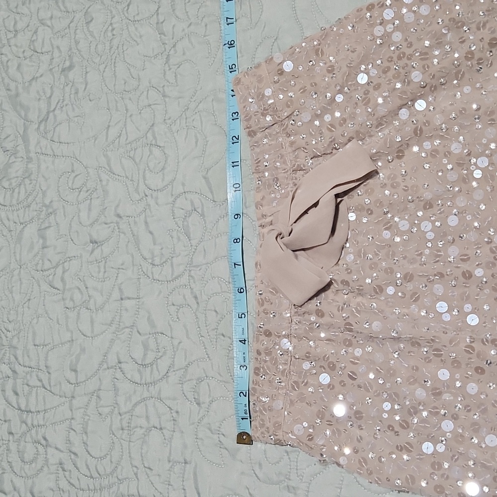 ANN TAYLOR PetiteMixed Sequín Mini Skirt Size S. - Picture 9 of 13
